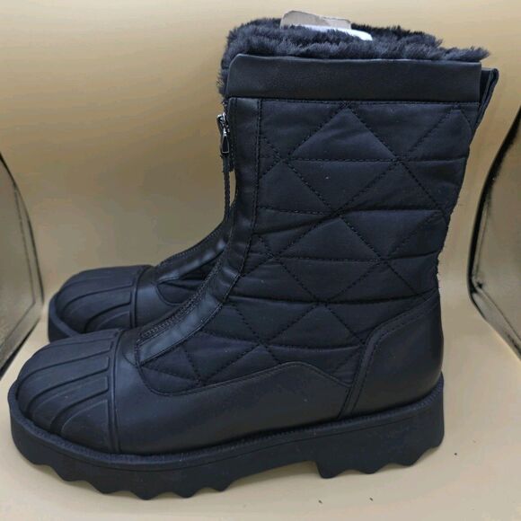 Aerosoles Solace Black Leather Ankle Booties 9M - Picture 2 of 9